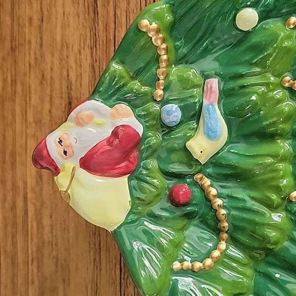 Spode Chritmas Tree Tree Shaped Dish - Picture 6 of 8